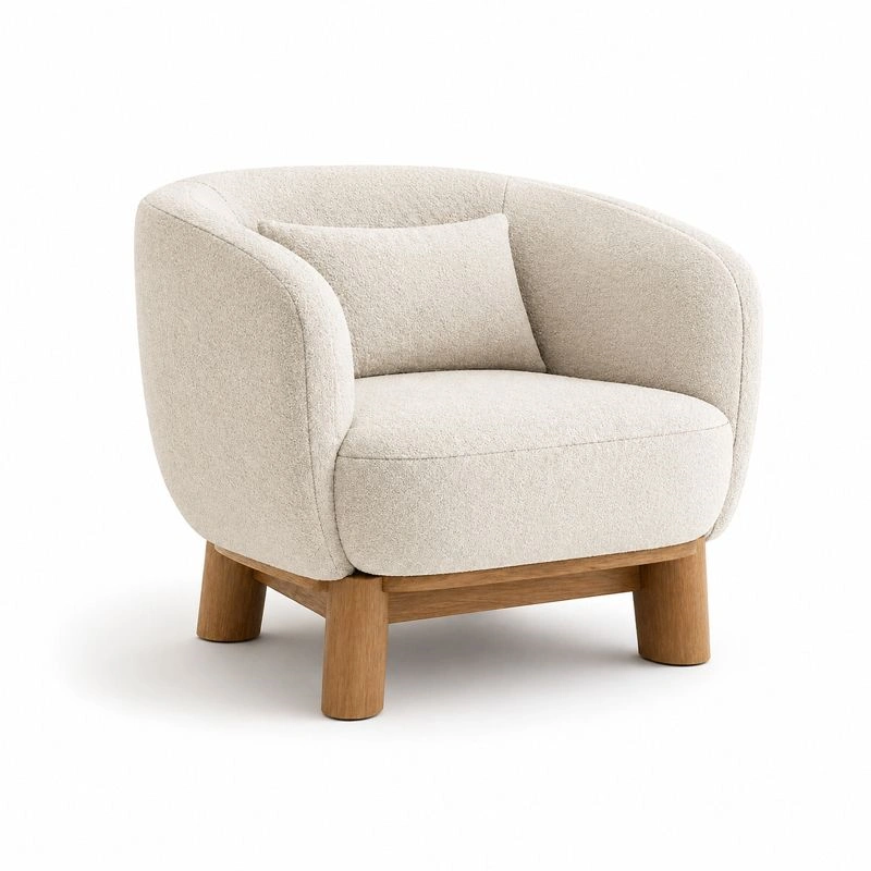 Sillon infantil boucle blanco-damvero